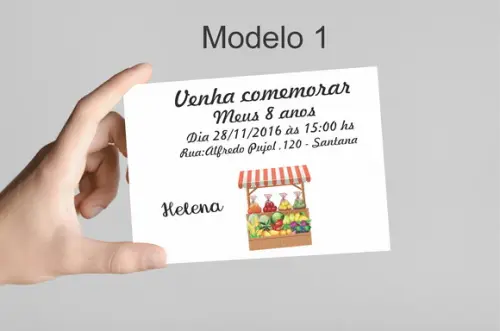 Convite 10x7 - Quitandinha
