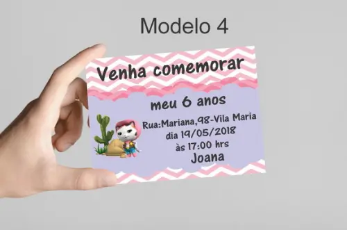 Convite 10x7 - Sheriff Calie do Oeste