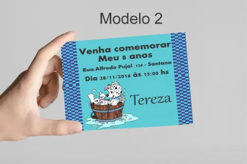 Convite 10x7 -101 Dalmatas