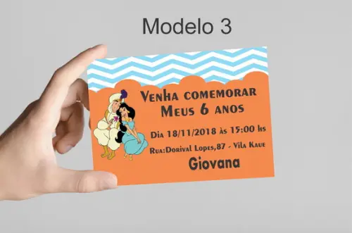Convite 10x7 -aladim