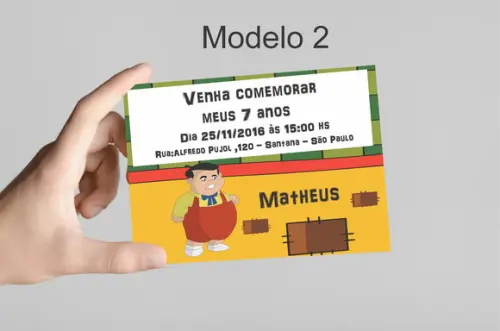 Convite 10x7 -chaves