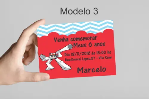 Convite 10x7 -dexter