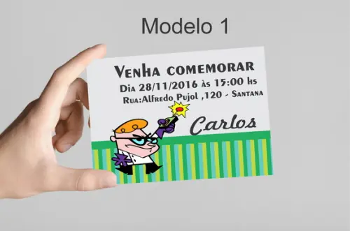 Convite 10x7 -dexter