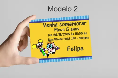 Convite 10x7 -dexter
