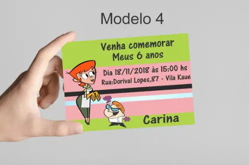 Convite 10x7 -dexter