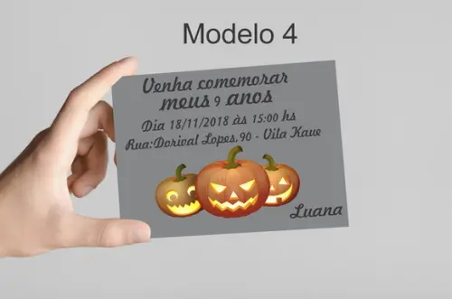 Convite 10x7 -halloween#2