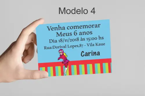 Convite 10x7 -penelope Charmosa