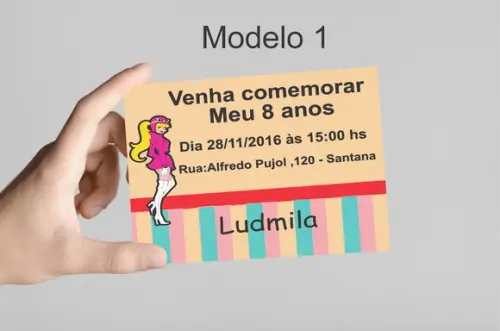 Convite 10x7 -penelope Charmosa