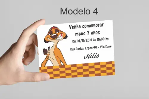Convite 10x7 -timão