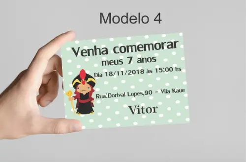 Convite 10x7 -vilões