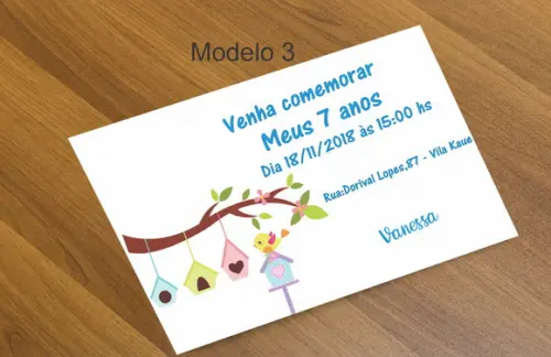 Convite 16x11 Cm-jardim Encantado