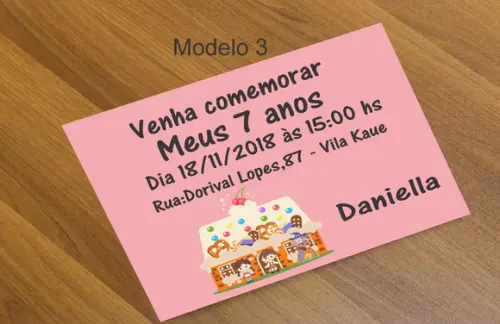 Convite 16x11 Cm-joão e Maria