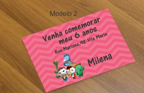 Convite 16x11 Cm-sheriff Calie do Oeste