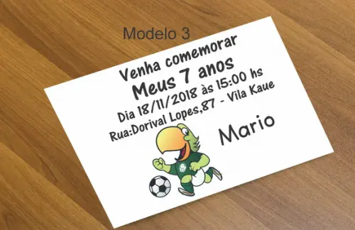 Convite 16x11 Cm-verdão