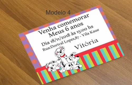 Convite 16x11-101 Dalmatas