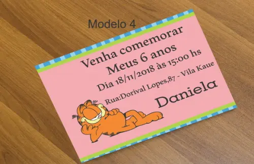 Convite 16x11-garfield