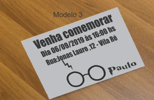 Convite 16x11-harry Potter-modelo 1
