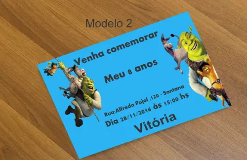 Convite 16x11-shrek