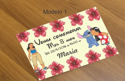 Convite 16x11-stitch e Lilo