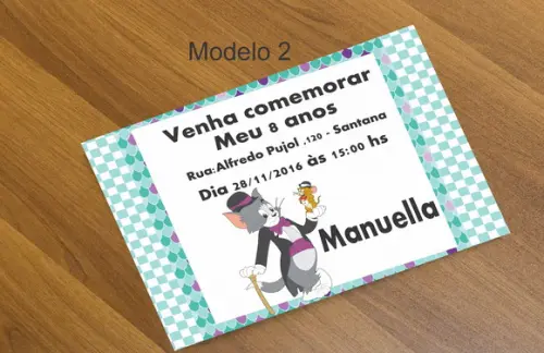 Convite 16x11-tom e Jerry