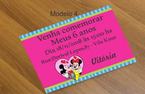 Convite 16x11-turma do Mickey