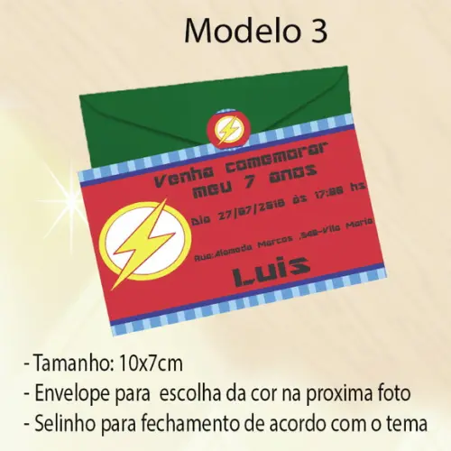 Convite- Flash