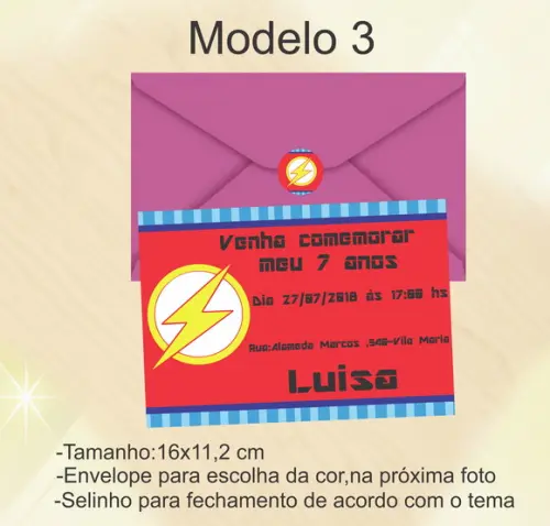 Convite- Flash