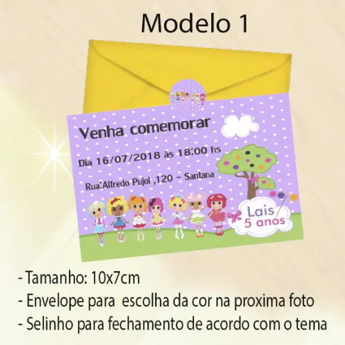 Convite- Lalaloopsy