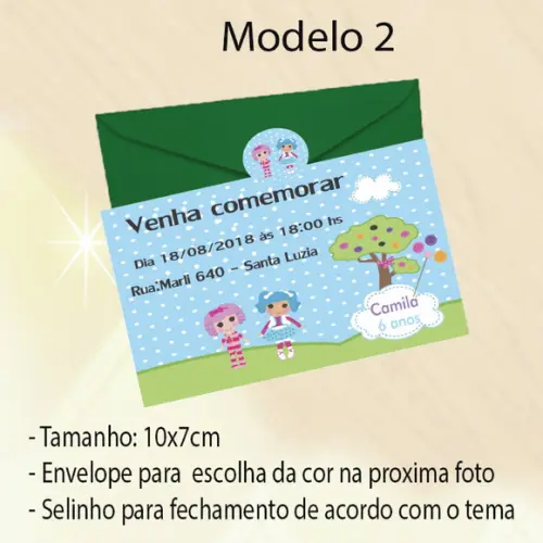 Convite- Lalaloopsy