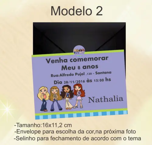 Convite-bratz