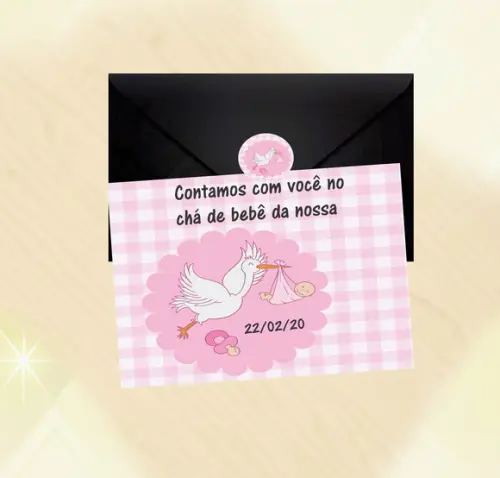 Convite-chá de Bebê