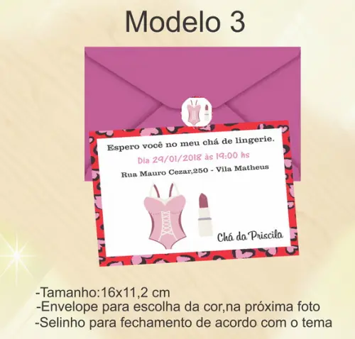Convite-chá de Lingerie#1