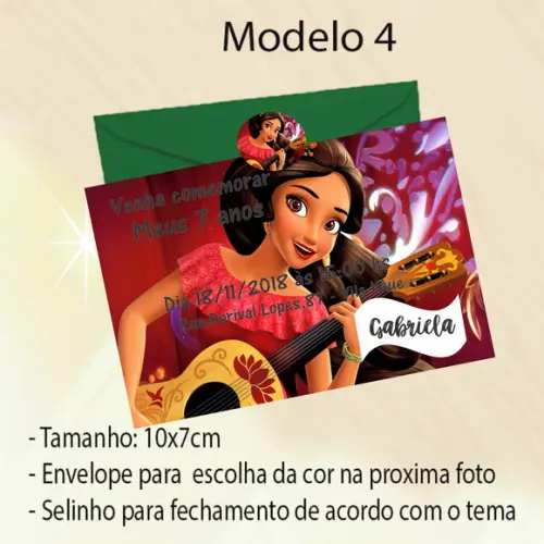Convite-elena de Avalor