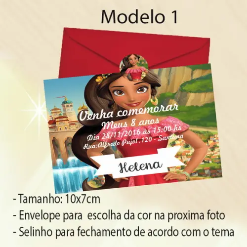 Convite-elena de Avalor