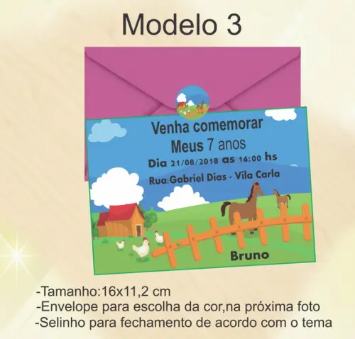 Convite-fazendinha