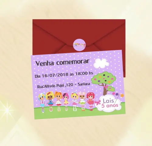 Convite-lalaloopsy