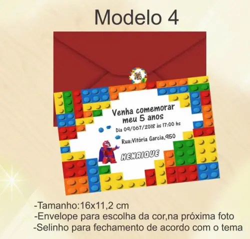Convite-lego