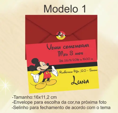 Convite-mickey