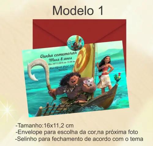 Convite-moana e Mauí