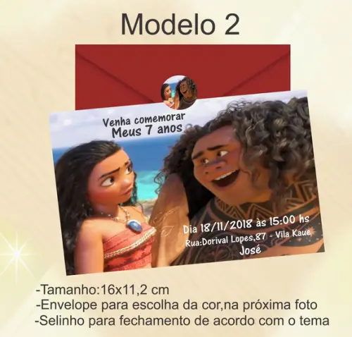 Convite-moana e Mauí