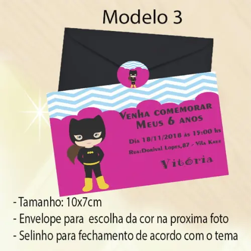 Convite-mulher Gato