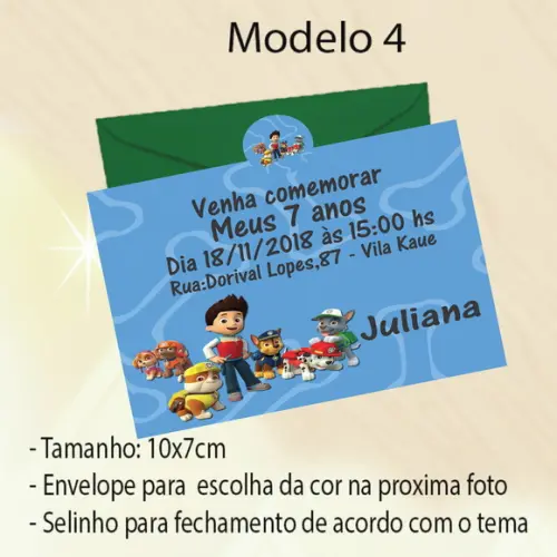 Convite-patrulha Canina