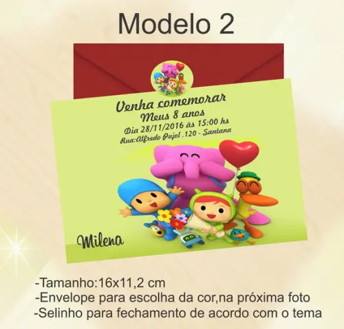 Convite-pocoyo
