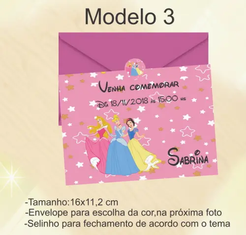 Convite-princesas