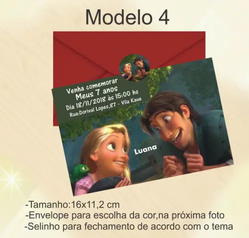 Convite-rapunzel