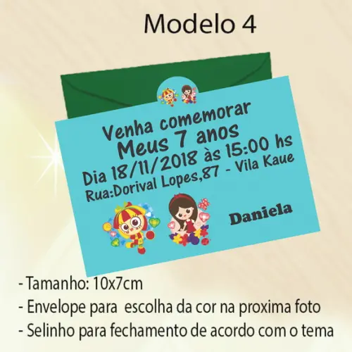 Convite-sitio do Pica Pau Amarelo