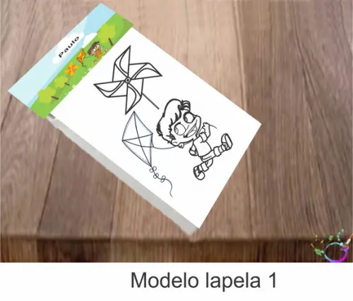 Desenhos de Colorir- Pipa e Catavento