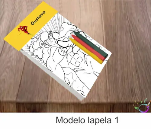Desenhos de Colorir-(3 Giz de Cera) Flash