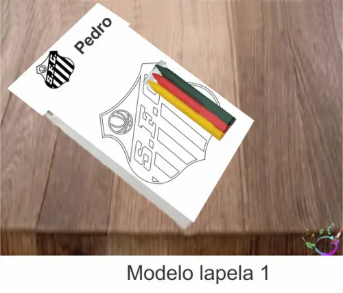 Desenhos de Colorir-(3 Giz de Cera) Peixe