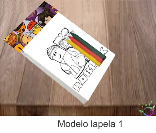 Desenhos de Colorir-(3 Giz de Cera)-forsaken Roblox